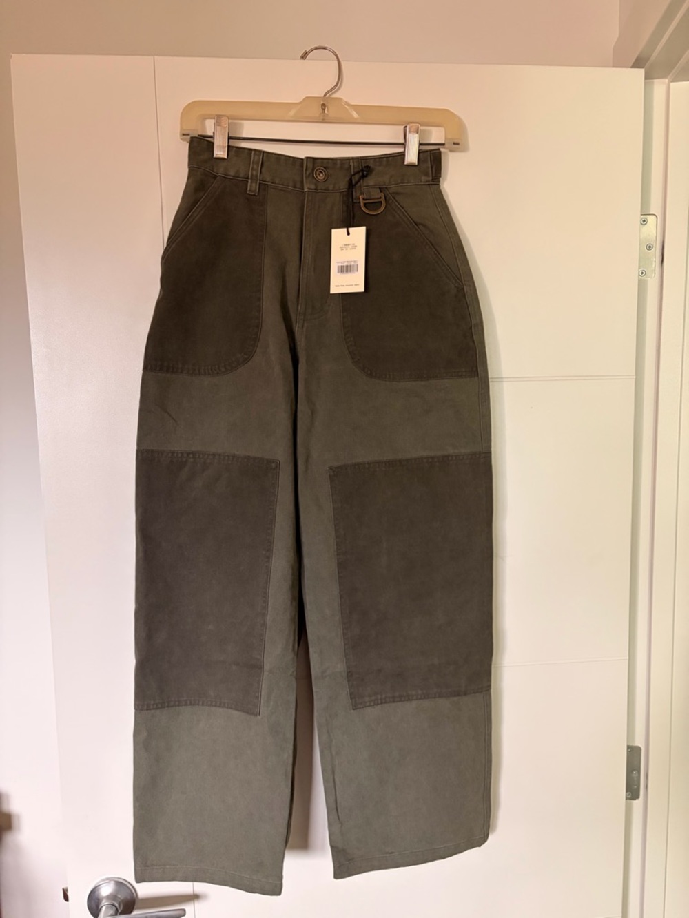 Boot-Cut Corduroy Jeans in Olive Green - Picture 4 of 6